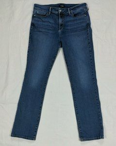 NYDJ Marylin Straight Lift Tuck Tech High Rise Jeans 14 (Measures 36x36")